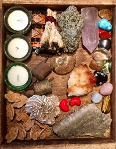A beginning witch secret travel altar